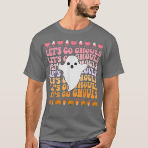 Camiseta Vamos Lá Espíritos Solteiros de Halloween Festa Re