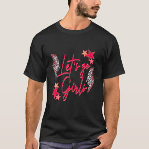Camiseta Vamos Lá Garota Rodeio Western Cowgirl Texas 4 De 