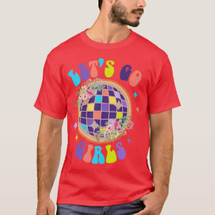 Camiseta Vamos Lá Garotas Noiva Damas de Honra Disco Desped
