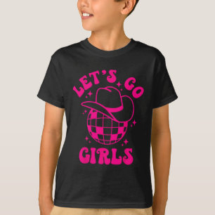 Camiseta Vamos Lá Garotas Time da Noiva Chapéu de Vaqueira 