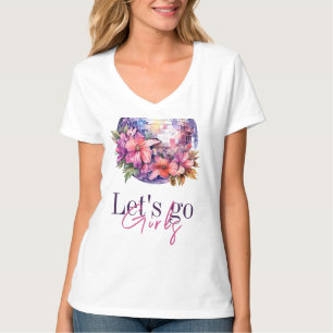 Camiseta Vamos Lá Garotas Último Disco Rosa Festa de Desped
