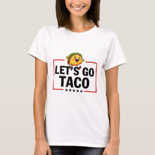 Camiseta Vamos Lá Taco Divertido Trump Sempre Desiste 28