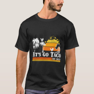 Camiseta Vamos Lá Taco Est 2025 Divertido Retro Golfo De Ta