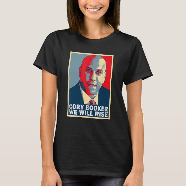 Camiseta Vamos Levantar Cory Booker (Frente)