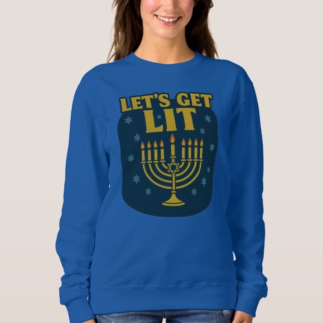Camiseta Vamos Lit Hanukkah (Frente)