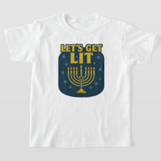 Camiseta Vamos Lit Hanukkah Kids'