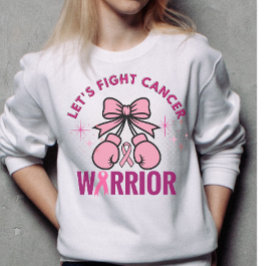 Camiseta Vamos lutar contra o câncer, conscientização sobre