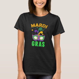 Camiseta Vamos Mardi gras, todos celebrando a festa que amo