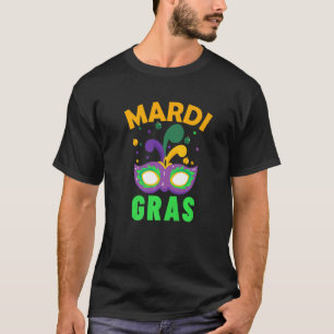 Camiseta Vamos Mardi gras, todos celebrando a festa que amo