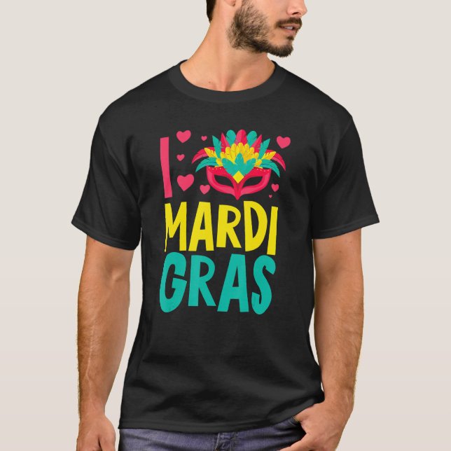 Camiseta Vamos Mardi Gras Y'all Celebrando Festa L Mães de  (Frente)
