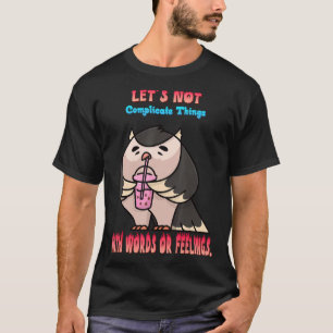 Camiseta Vamos Não Complicado Coisas Engraçado Texto