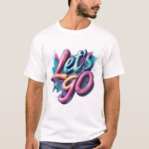 Camiseta Vamos Neon Grafite