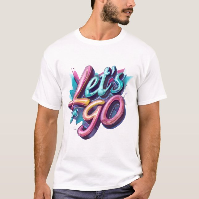 Camiseta Vamos Neon Grafite (Frente)