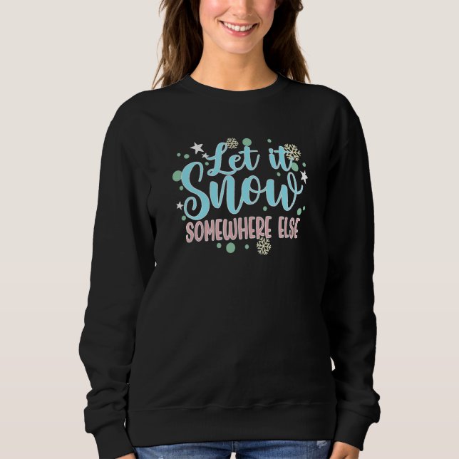 Camiseta Vamos nevar em outro lugar (Frente)