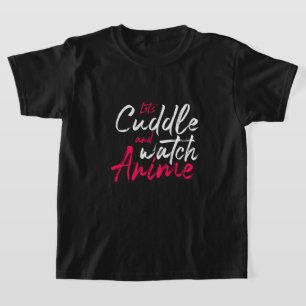 Camiseta Vamos nos abraçar e assistir anime - anime bonitin