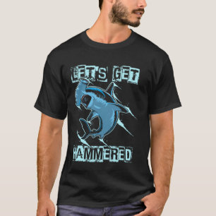 Camiseta VAMOS NOS BEBER Funny Diving Hammerhead Shark