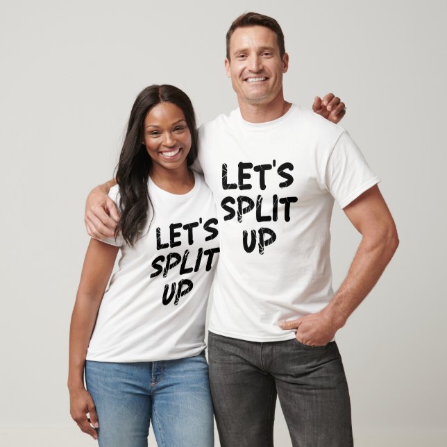 Camiseta Vamos nos separar (Unissex)