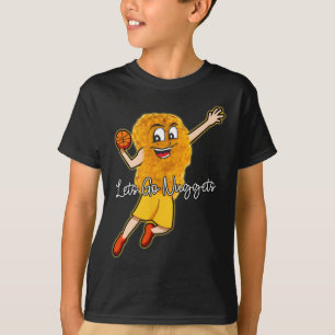 Camiseta Vamos Nuggets - Jogador de Bysketbyll do Galinha N