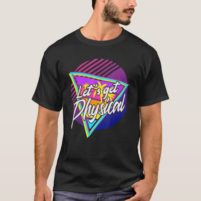 Camiseta Vamos Obter anos 80 Física De Malhação De Gym 3 (Frente)