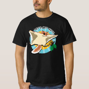 Camiseta Vamos Obter Loucos - Esquilo Voador