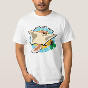 Camiseta Vamos Obter Loucos - Esquilo Voador