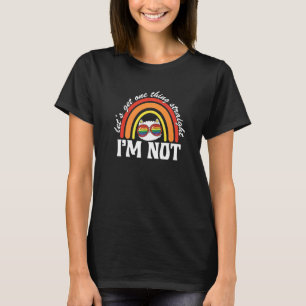 Camiseta Vamos Obter uma coisa Hetero Eu não sou Lgbt Gay P
