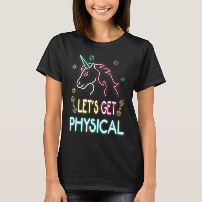 Camiseta Vamos Obter Workout Físico - Unicórn 80s - Retroat (Frente)