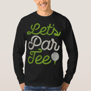 Camiseta Vamos Par Jogador de Golfe Jogador de Golfe Pai Pa