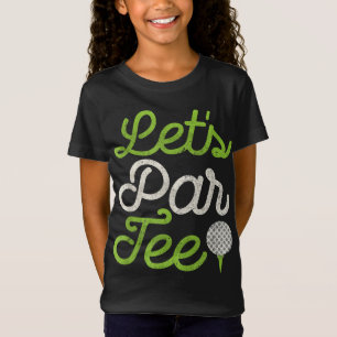 Camiseta Vamos Par Jogador de Golfe Jogador de Golfe Pai Pa