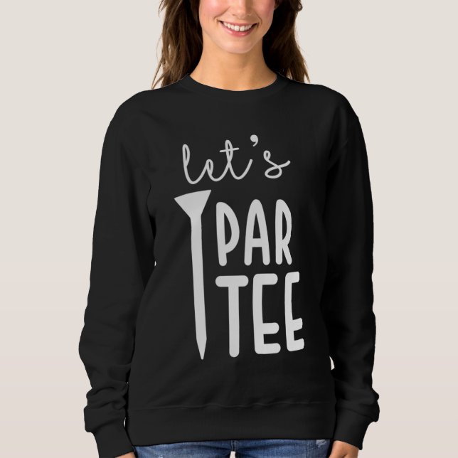 Camiseta Vamos Par Jogador de Golfe Pai de Golfe Papá Homen (Frente)