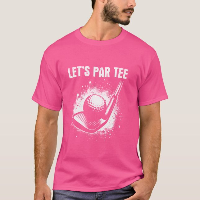 Camiseta Vamos Par Tee Golfe - Ditoza Piada de Golfe Amante (Frente)