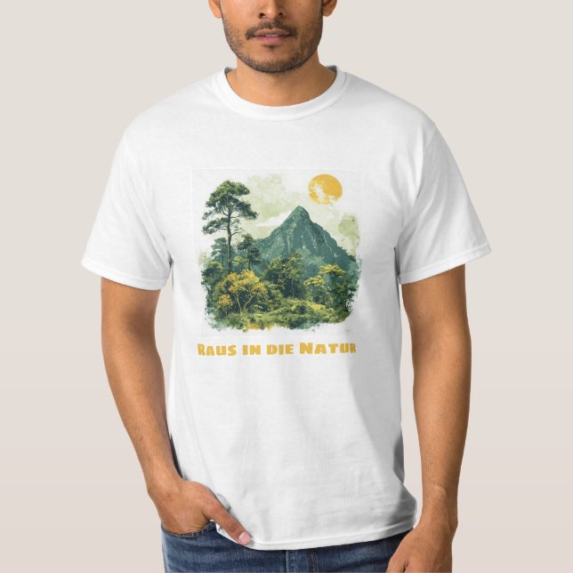 Camiseta Vamos para a natureza (Frente)