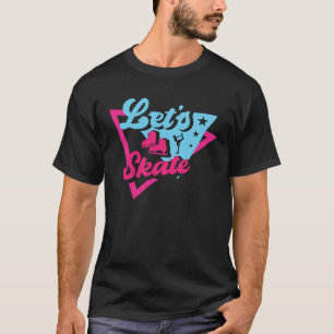 Camiseta Vamos Patinar Patins de Patinação Artística Silhue