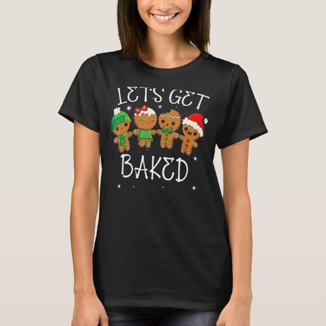 Camiseta Vamos Pegar Cookie Weed Xmas Feia De Natal Feia (Frente)