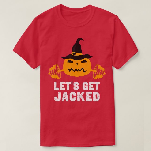 Camiseta Vamos Pegar Jacm Pesando Halloween Pumpki (Frente do Design)