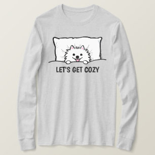 Camiseta Vamos Pegar o Cachorro Pomeraniano Adorável