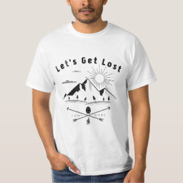 Camiseta Vamos perde acampamento de caminhada engraçado