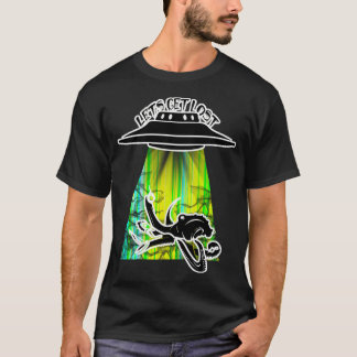 Camiseta Vamos Perder Ufo Alienígena Octopus