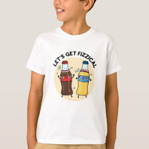 Camiseta Vamos Pun Fizzy Engraçado Pop de Soda