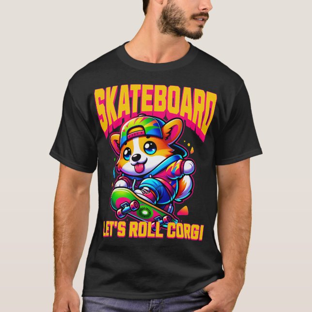 Camiseta Vamos Rolando corgi (Frente)