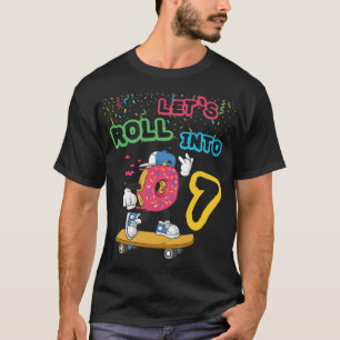 Camiseta Vamos Rolar Em 7 rosquinhas de bolo de Rosquinha d