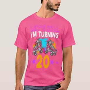 Camiseta Vamos Rolar Estou Fazendo 20 Anos Patinadora Anive