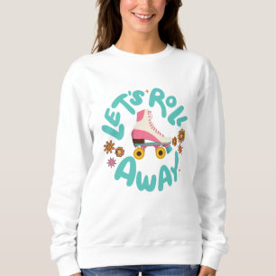 Camiseta Vamos rolar para fora Skates do cilindro