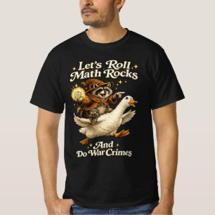 Camiseta Vamos Rolar Pedras Matemáticas E Fazer Guerra, Mag