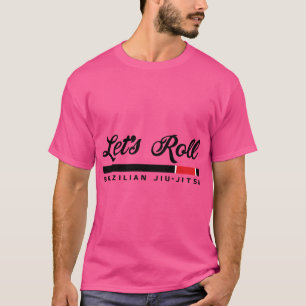 Camiseta Vamos Roll Belt Negro Jiu Jitsu