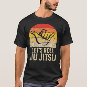 Camiseta Vamos Roll Jiu Jitsu Mão Brasileira Bjj Funny Mart