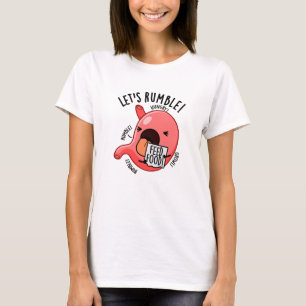 Camiseta Vamos Rumble Engraçado Stomach Pun