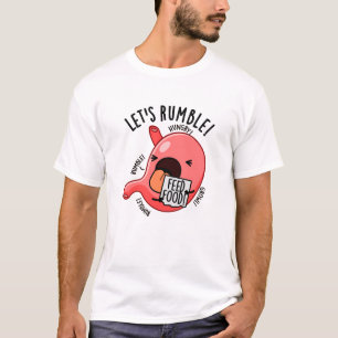 Camiseta Vamos Rumble Engraçado Stomach Pun