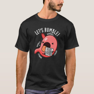 Camiseta Vamos Rumble Funny Stomach Pun Dark BG