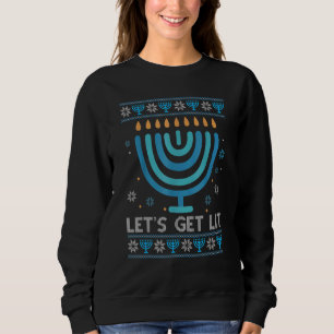 Camiseta Vamos Sai Menorah Judeu Ugly Hanukkah Chanukk